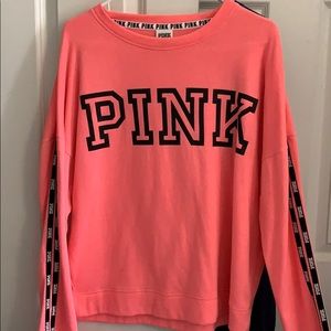 Pink crew neck